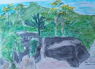 Drawing: Outside La Cieba, Honduras, May 2005